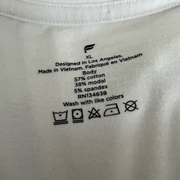 Fabletics x Kevin Hart Graphic V-Neck T-Shirt Stretch Short Sleeve Soft XL Men - Picture 5 of 5